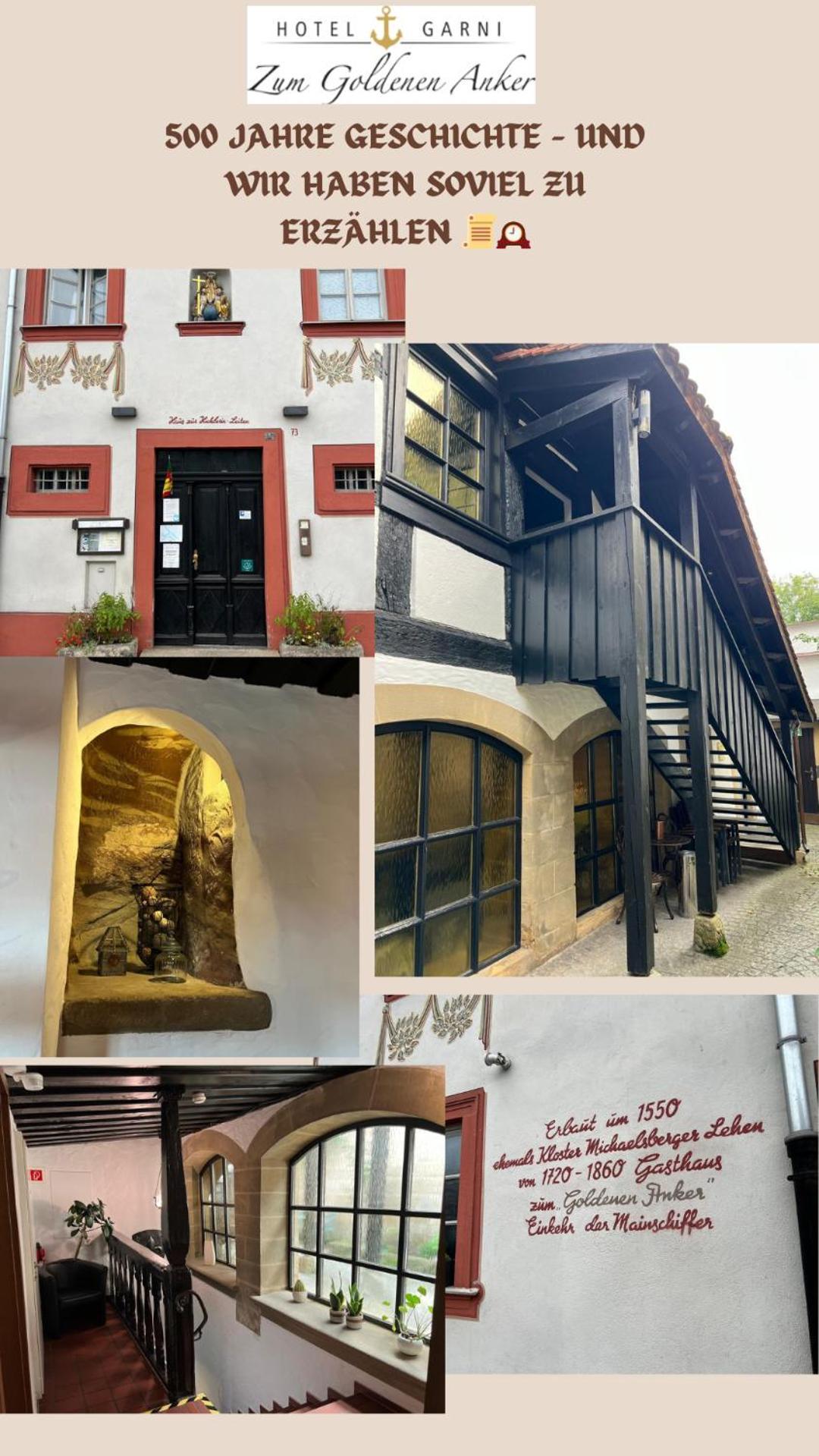 Hotel Zum Goldenen Anker Μπάμπεργκ Εξωτερικό φωτογραφία